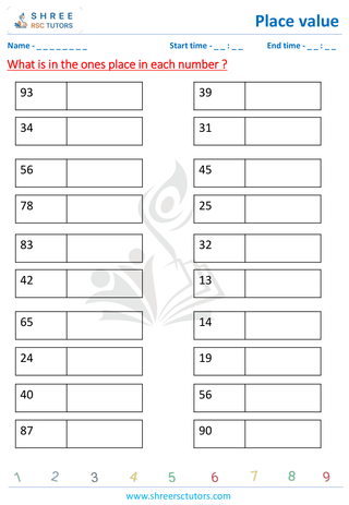 Place Value 2 Digit  (1)