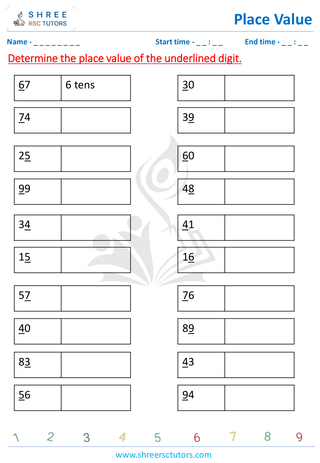 Place Value 2 Digit  (4)