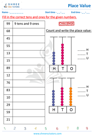 Place Value 2 Digit  (6)
