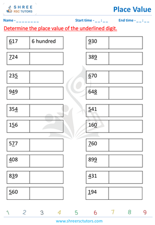 Place Value 3 Digit (6)
