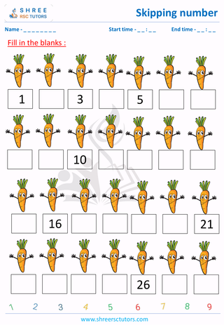 Skipping Number By 1 (3)