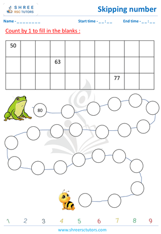 Skipping Number By 1 (5)