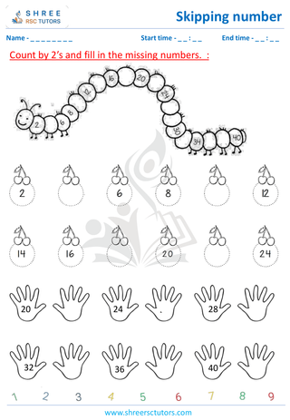 Skipping Number By 2 (8)