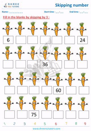 Skipping Number By 3 (5)