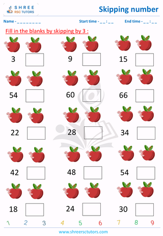 Skipping Number By 3 (3)