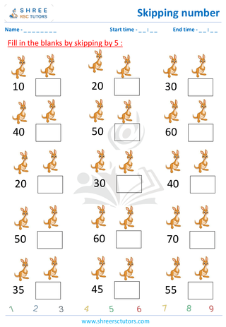 Skipping Numbers By 5 (5)