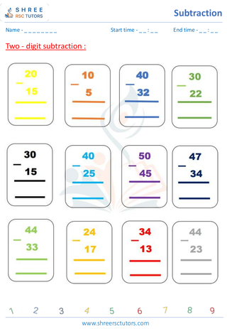 Subtraction Without Carry (12)