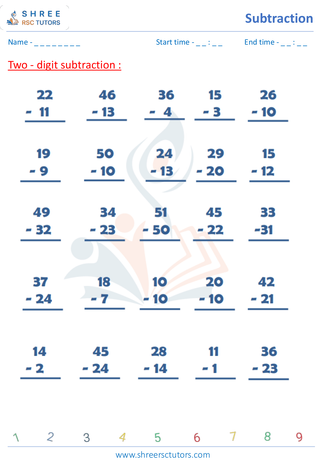 Subtraction Without Carry (11)