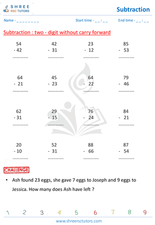 Subtraction Without Carry (3)