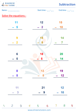 Subtraction Without Carry (1)
