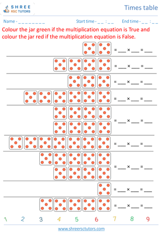 Practice 4 And 5 Time Tables 4