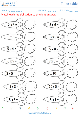 Practice 4 And 5 Time Tables 2