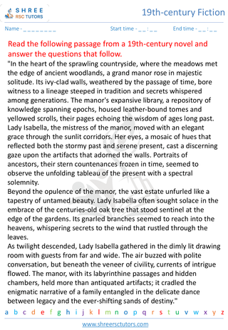 19th Century Fiction 8