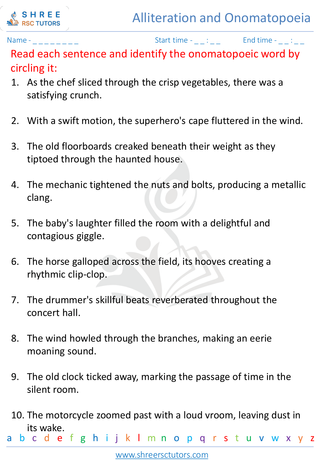 Alliteration And Onomatopoeia 3