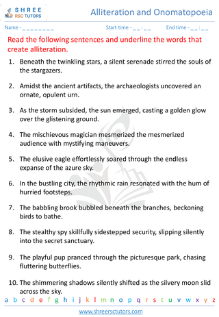 Alliteration And Onomatopoeia 6