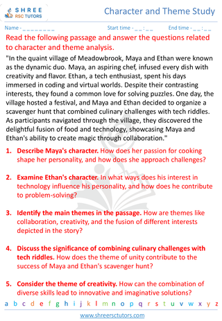 Character And Theme Study 9