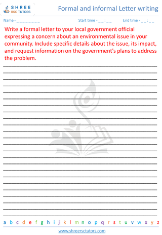 Formal And Informal Letter Writing 5