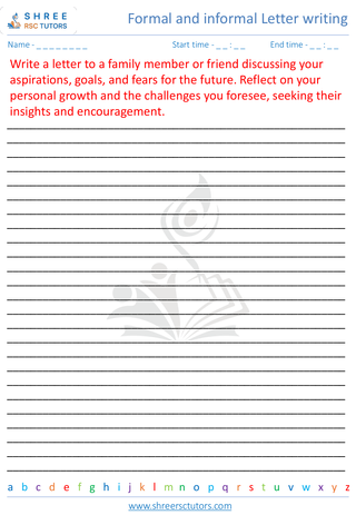 Formal And Informal Letter Writing 8