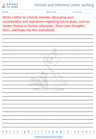 Formal And Informal Letter Writing 7