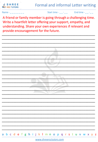 Formal And Informal Letter Writing 10