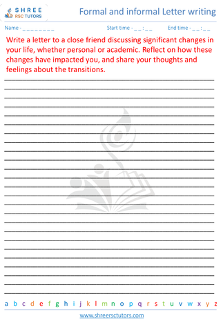 Formal And Informal Letter Writing 6