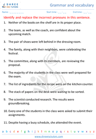 Grammar And Vocabulary 7