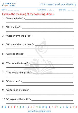 Grammar And Vocabulary 3