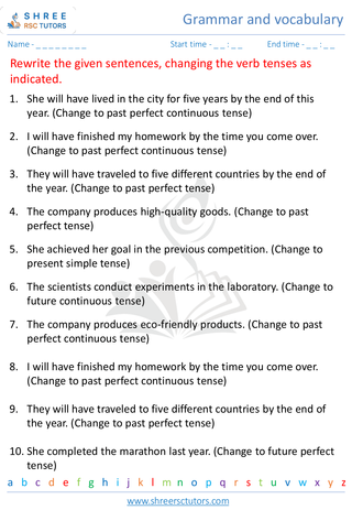 Grammar And Vocabulary 4