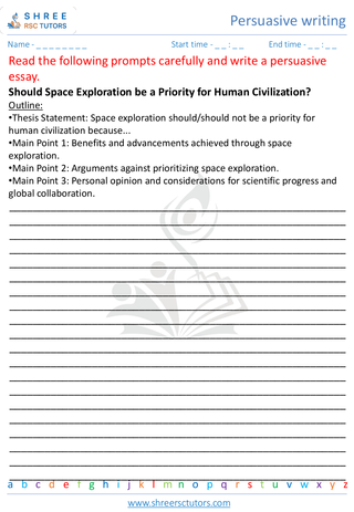 Persuasive Writing 6