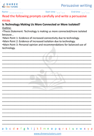 Persuasive Writing 3