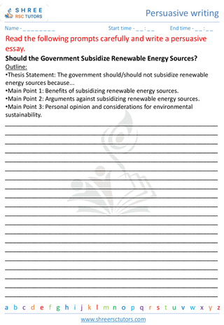 Persuasive Writing 5