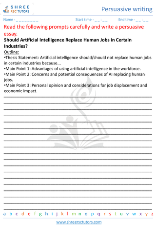 Persuasive Writing 10