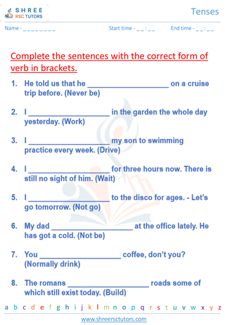 Tenses 2