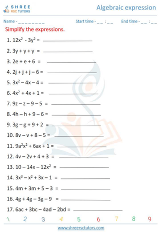 Algebraic Expression 3