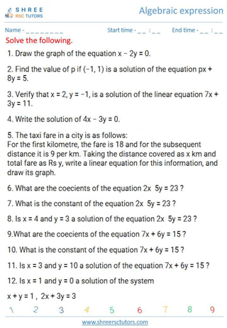 Algebraic Expression 17