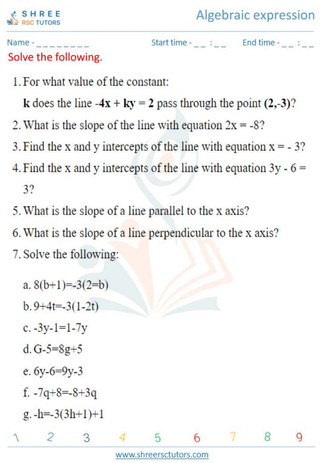Algebraic Expression 13