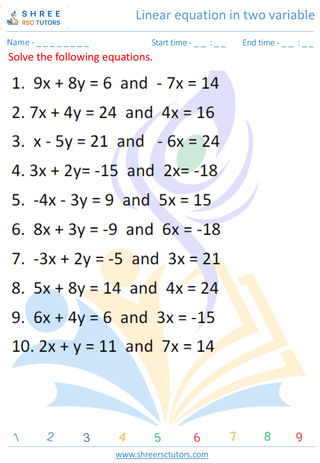 Linear Equation In Two Variable 4