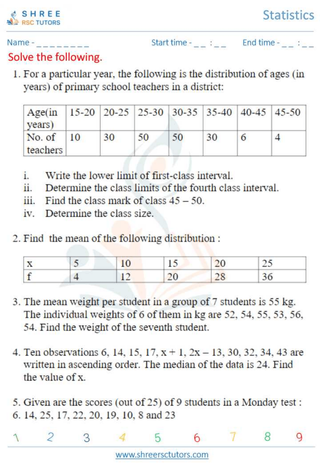 Statistics 10