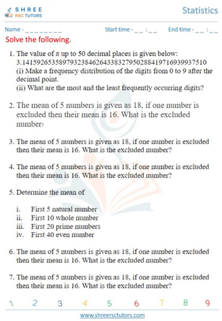 Statistics 8