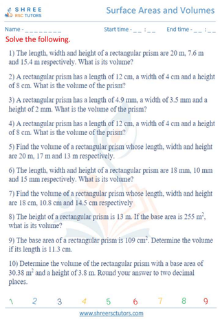 Surface Areas And Volumes 10
