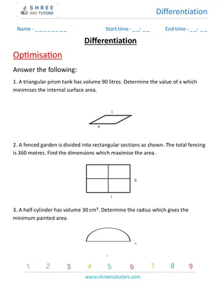 Differentiation Optimisation 4