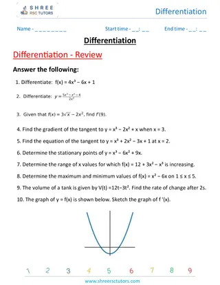 Differentiation Review 2