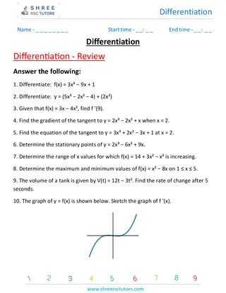 Differentiation Review 1