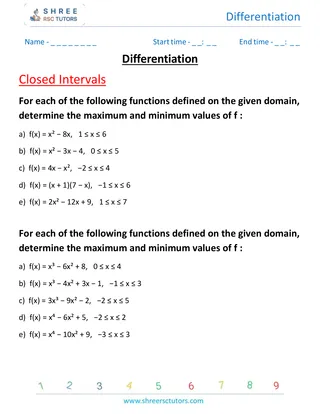 Differentiation Closed Intervals 1 (1)