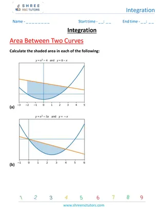 Integration Area Between Two Curves 4