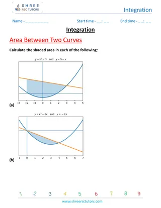 Integration Area Between Two Curves 3