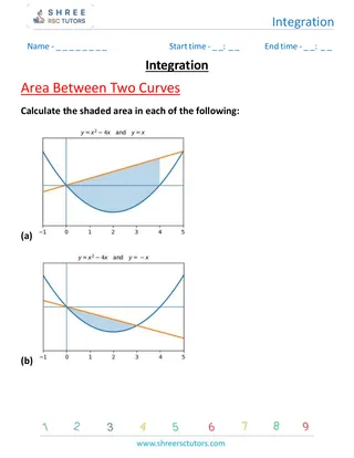 Integration Area Between Two Curves 2