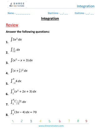Integration Review 1