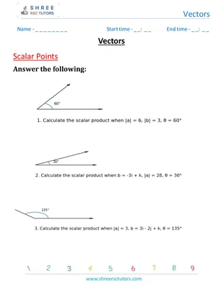 Vectors Scalar Points 2