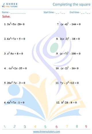 Completing The Square 1